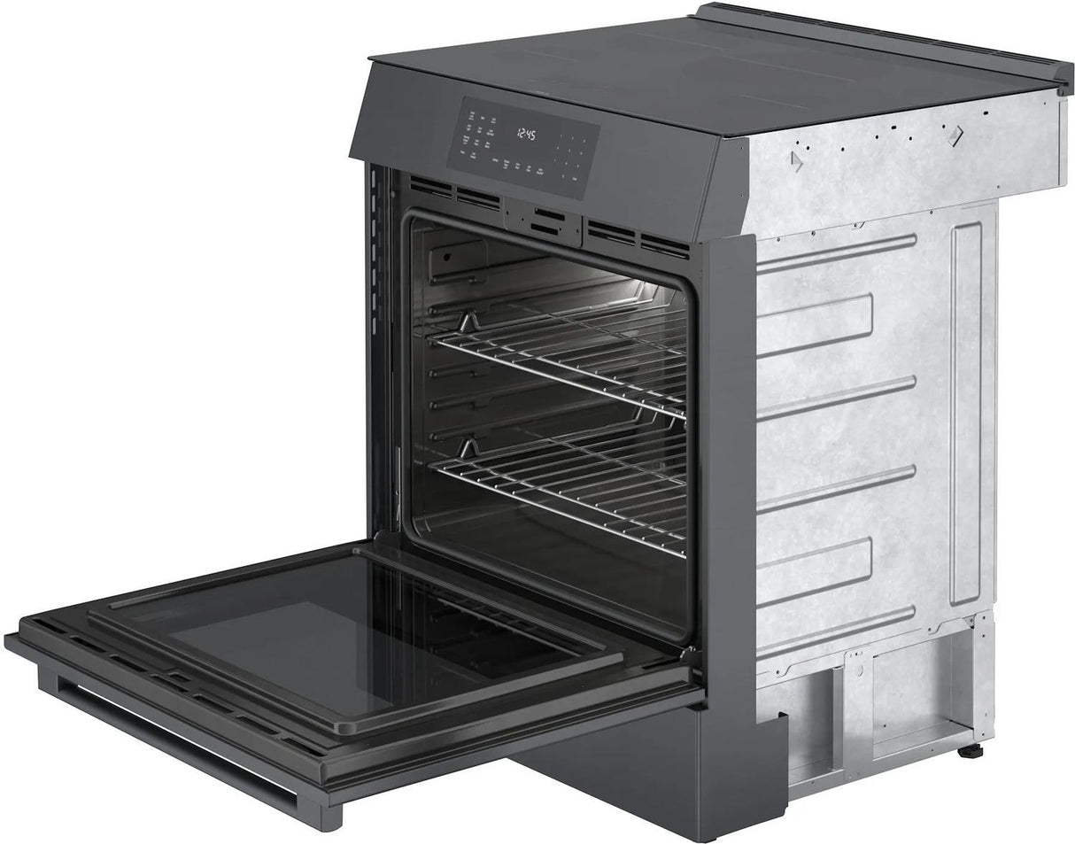 800 Series Induction Slide-in Range 30" Black Stainless Steel - (HII8047U)