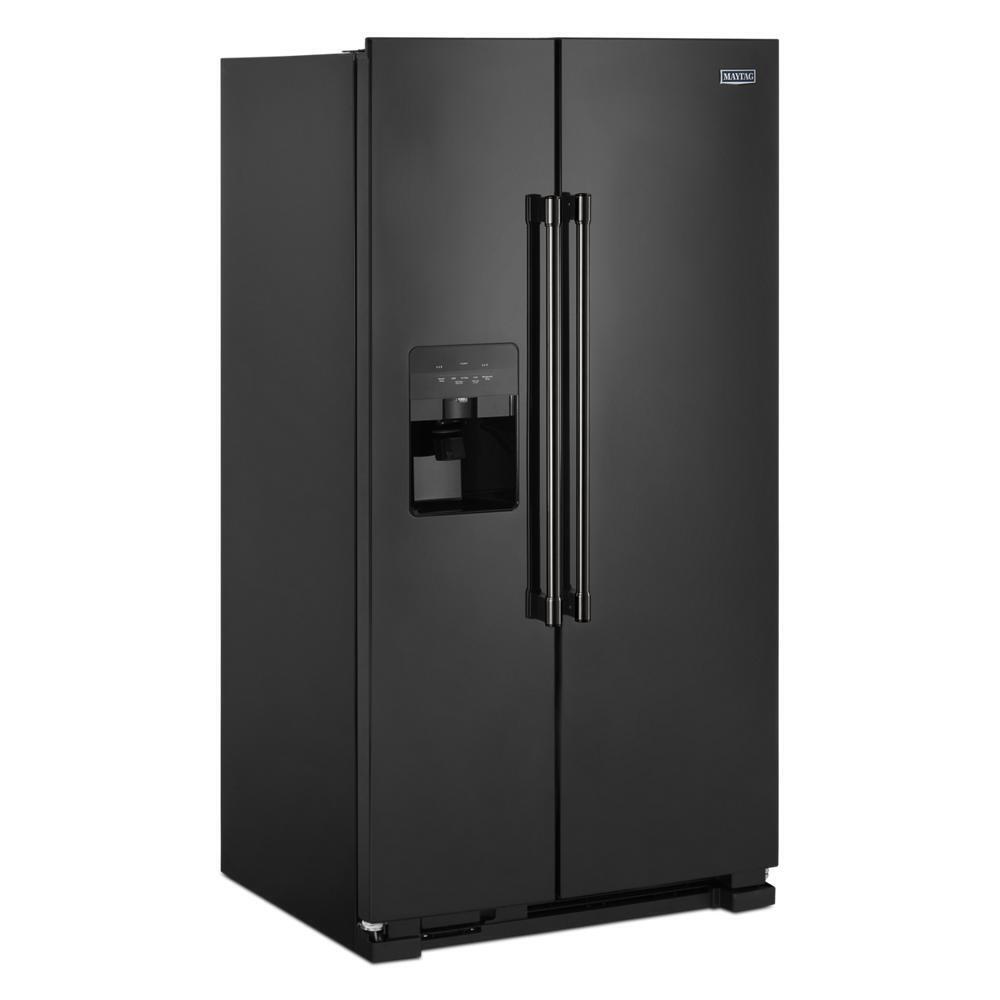 36-Inch Wide Side-by-Side Refrigerator with Exterior Ice and Water Dispenser - 25 Cu. Ft. - (MSS25C4MGB)