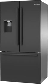 500 Series French Door Bottom Mount Refrigerator 36" Stainless steel (with anti-fingerprint), Black Stainless Steel - (B36FD50SNB)