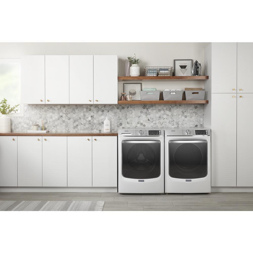 Smart Front Load Electric Dryer with Extra Power and Advanced Moisture Sensing Plus - 7.3 cu. ft. - (MED8630HW)