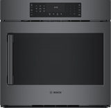 800 Series Single Wall Oven 30" Right SideOpening Door, Black Stainless Steel - (HBL8444RUC)