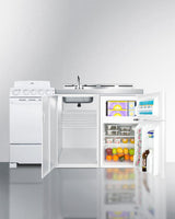 60" Wide All-in-one Kitchenette With Electric Coil Range - (ACK60COILW)