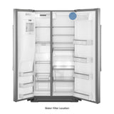 36- Inch Wide Counter Depth Side-by-Side Refrigerator- 21 Cu. Ft. - (MSC21C6MFZ)