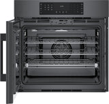 800 Series Single Wall Oven 30" Left SideOpening Door, Black Stainless Steel - (HBL8444LUC)