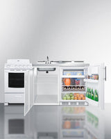 72" Wide All-in-one Kitchenette With Electric Coil Range - (ACK72COILW)