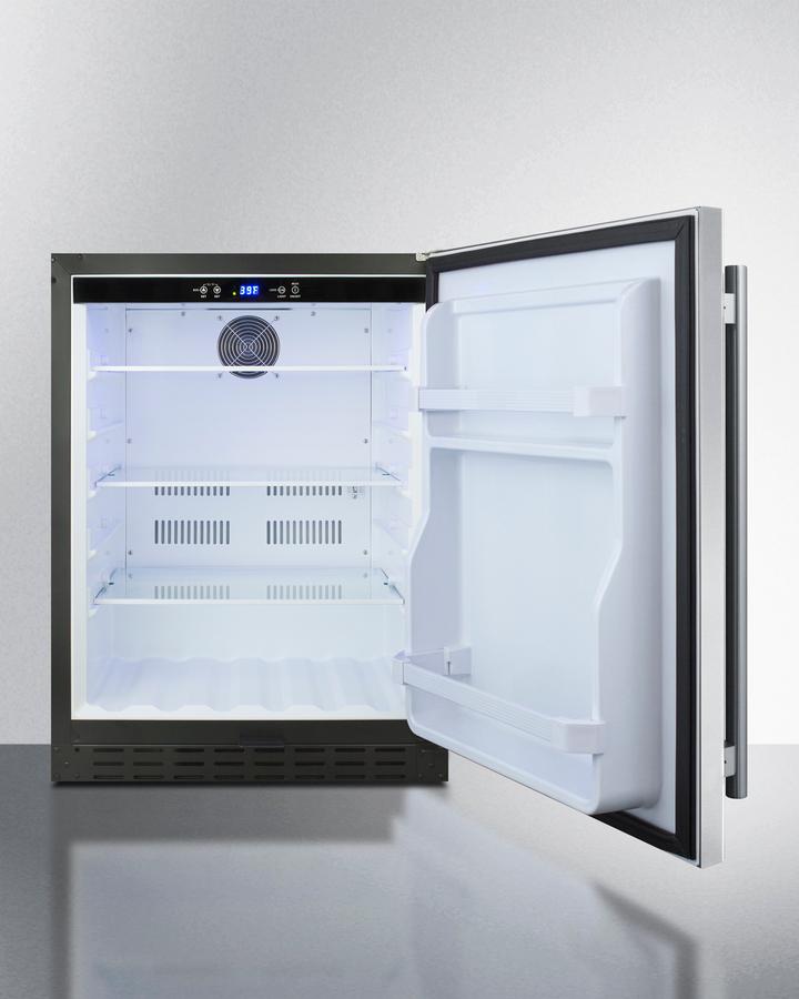 24" Wide Built-in All-refrigerator, ADA Compliant - (AL55)