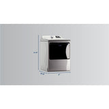 Smart Top Load Electric Dryer with Extra Power - 7.4 cu. ft. - (MED6230HC)