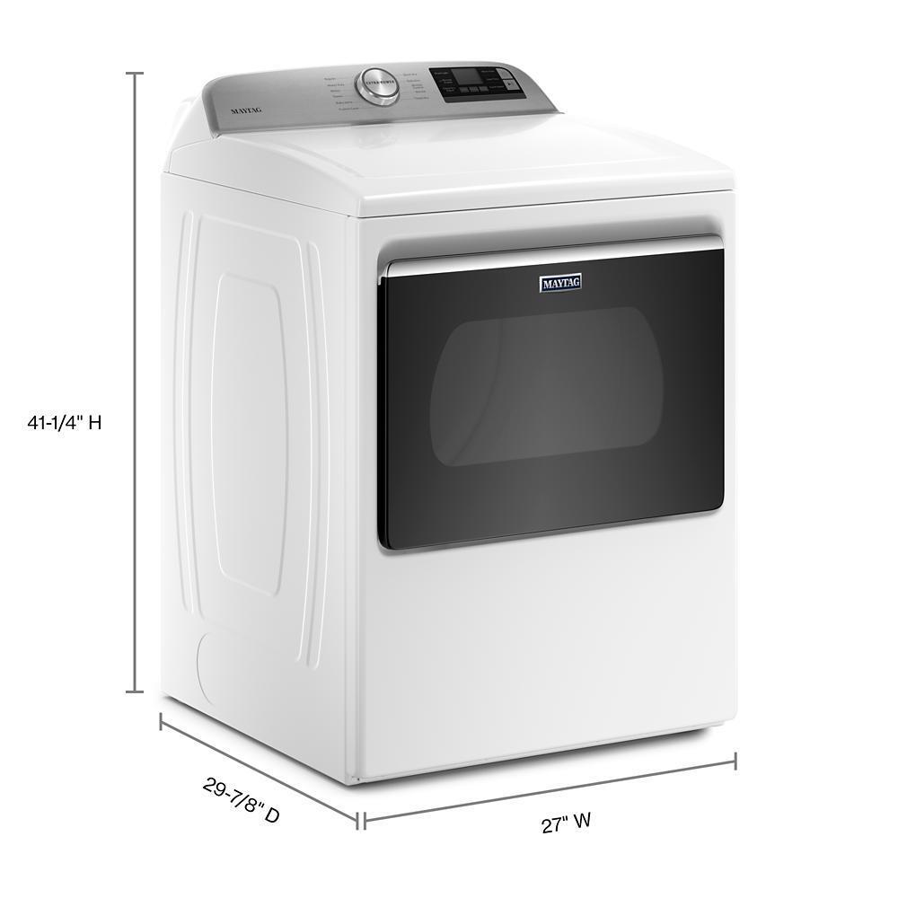 Smart Top Load Electric Dryer with Extra Power - 7.4 cu. ft. - (MED6230HW)