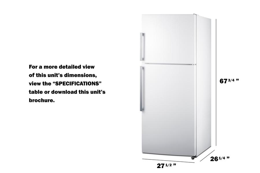 28" Wide Top Mount Refrigerator-freezer - (FF1515W)