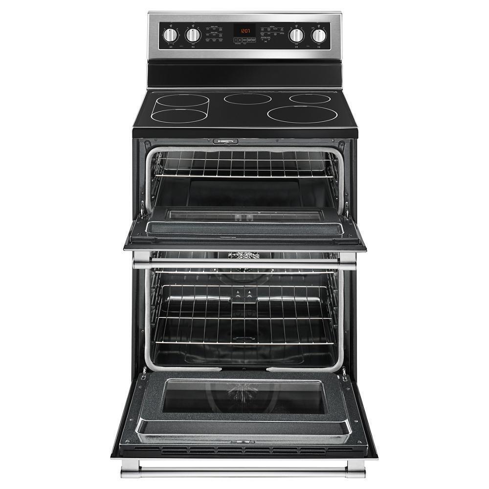 30-Inch Wide Double Oven Electric Range With True Convection - 6.7 Cu. Ft. - (MET8800FZ)