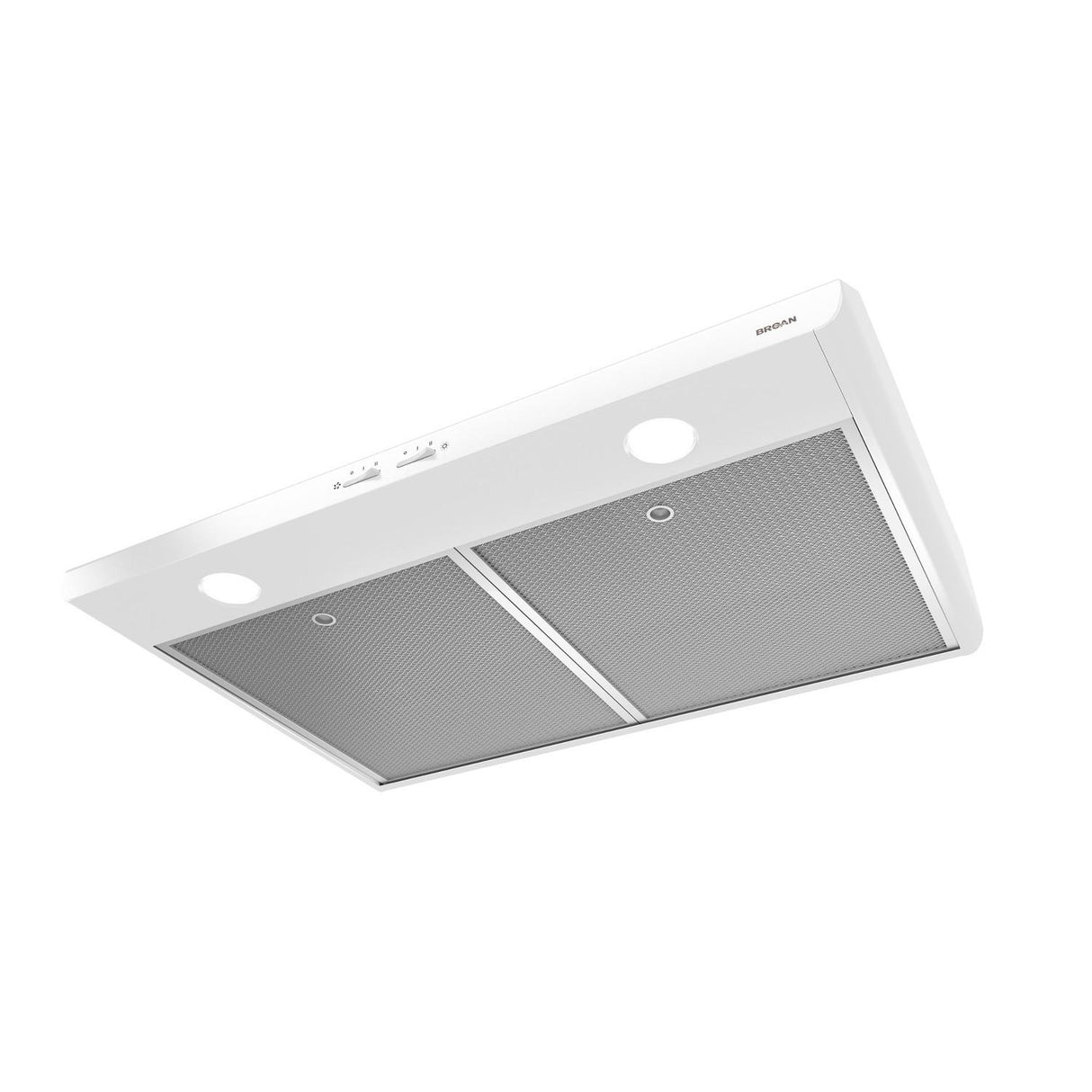 Broan 30-Inch 300 Max Blower CFM 5.0 Sones White Range Hood - (BKSH130WW)