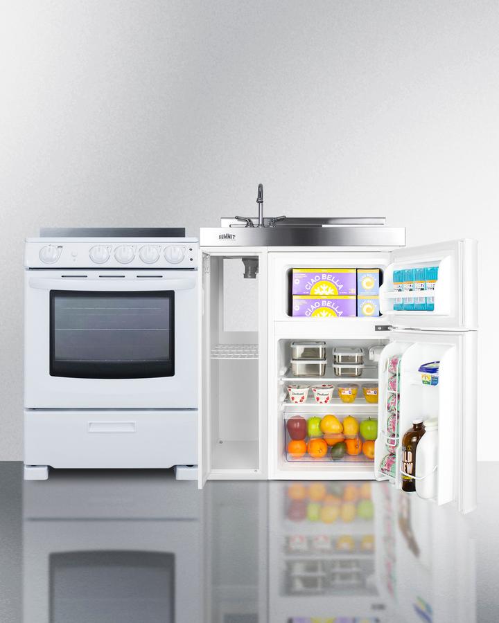 54" Wide All-in-one Kitchenette With Electric Range - (ACK54ELSTW)