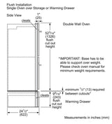 500 Series, 30", Double Wall Oven, SS, Thermal/Thermal, Knob Control - (HBL5551UC)