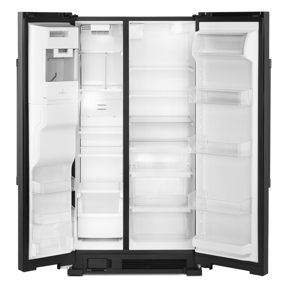 36-Inch Wide Side-by-Side Refrigerator with Exterior Ice and Water Dispenser - 25 Cu. Ft. - (MSS25C4MGB)