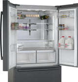 800 Series French Door Bottom Mount Refrigerator 36" Black Stainless Steel - (B36CT80SNB)