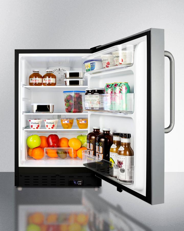 21" Wide Built-in All-refrigerator, ADA Compliant - (ALR47BSSTB)