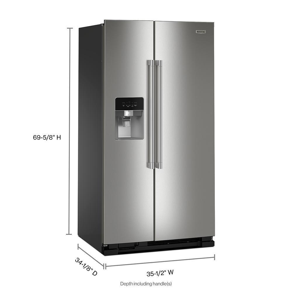 36-Inch Wide Side-by-Side Refrigerator - 25 Cu. Ft. - (MRSF4036PZ)