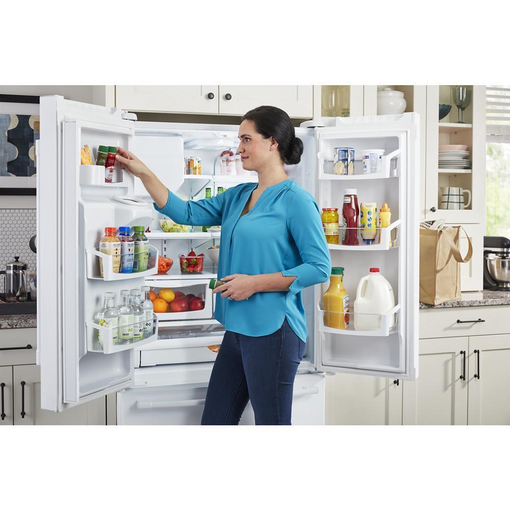 36- Inch Wide French Door Refrigerator with PowerCold(R) Feature - 25 Cu. Ft. - (MFI2570FEW)