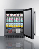 24" Wide Built-in All-refrigerator, ADA Compliant - (ASDS2413CSS)