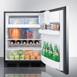 24" Wide Refrigerator-freezer - (CT663BKSSHH)