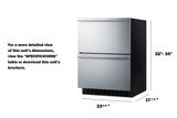 24" Wide 2-drawer All-refrigerator, ADA Compliant - (ASDR2414)