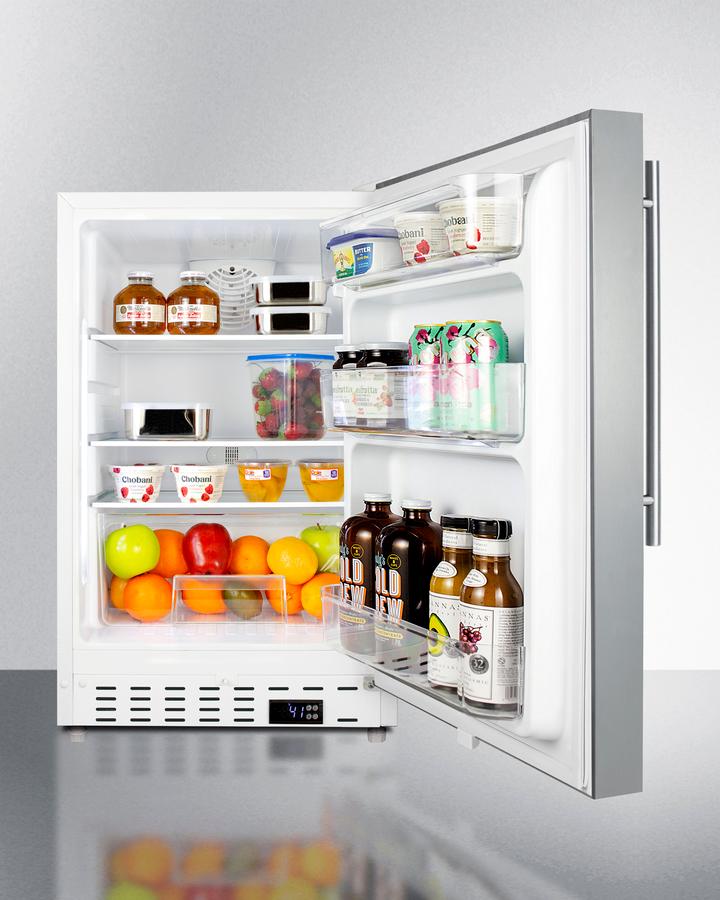 21" Wide Built-in All-refrigerator, ADA Compliant - (ALR46WCSSHV)