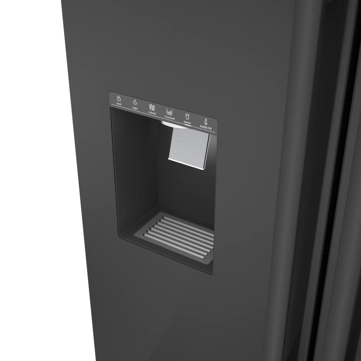 500 Series French Door Bottom Mount Refrigerator 36" Stainless steel (with anti-fingerprint), Black Stainless Steel - (B36FD50SNB)