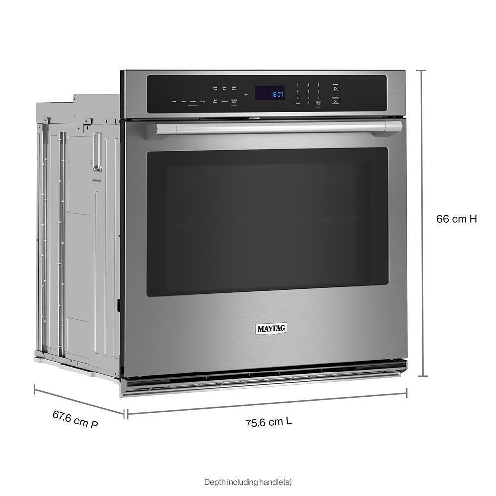 30-inch Single Wall Oven with Air Fry and Basket - 5.0 cu. ft. - (MOES6030LZ)