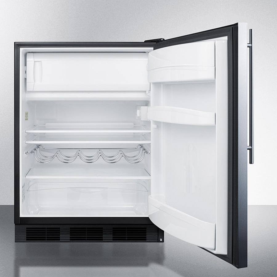 24" Wide Refrigerator-freezer - (CT663BKSSHV)