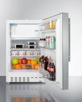 21" Wide Built-in Refrigerator-freezer, ADA Compliant - (ALRF48SSHV)