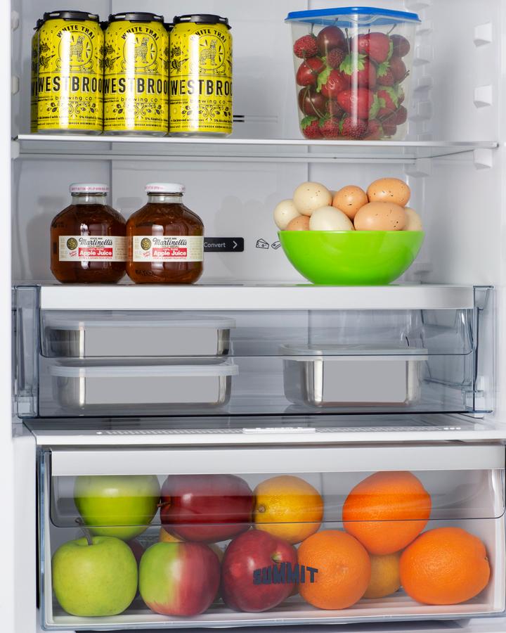 24" Wide Bottom Freezer Refrigerator - (FFBF249SS2LHD)