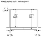 800 Series French Door Bottom Mount Refrigerator 36" Stainless steel (with anti-fingerprint) - (B36CL80ENS)