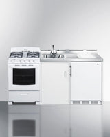 72" Wide All-in-one Kitchenette With Gas Range - (ACK72GASW)