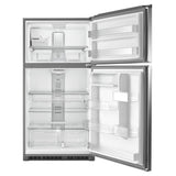 33-Inch Wide Top Freezer Refrigerator with EvenAir(TM) Cooling Tower- 21 Cu. Ft. - (MRT711SMFZ)