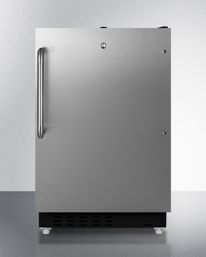 21" Wide Built-in Refrigerator-freezer, ADA Compliant - (ALRF49BCSS)