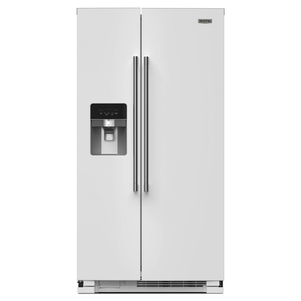 36-Inch Wide Side-by-Side Refrigerator - 25 Cu. Ft. - (MRSF4036PW)