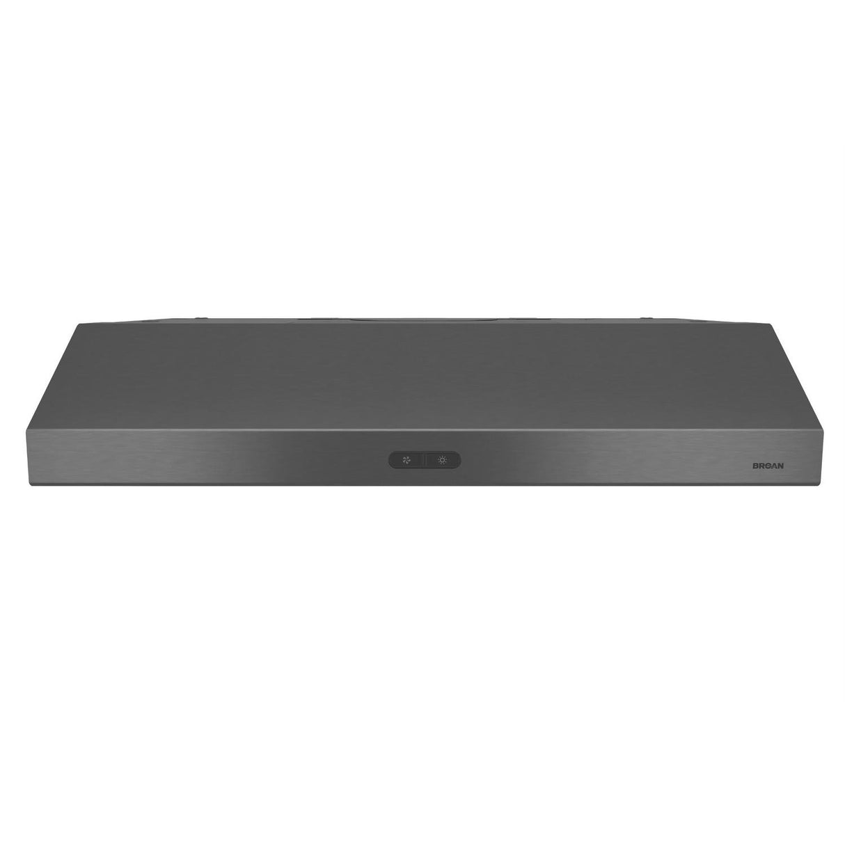 Broan(R) Glacier 30-Inch Convertible Under-Cabinet Range Hood, 375 Max Blower CFM, Black Stainless Steel - (BCDF130BLS)