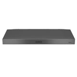 Broan(R) Glacier 30-Inch Convertible Under-Cabinet Range Hood, 375 Max Blower CFM, Black Stainless Steel - (BCDF130BLS)