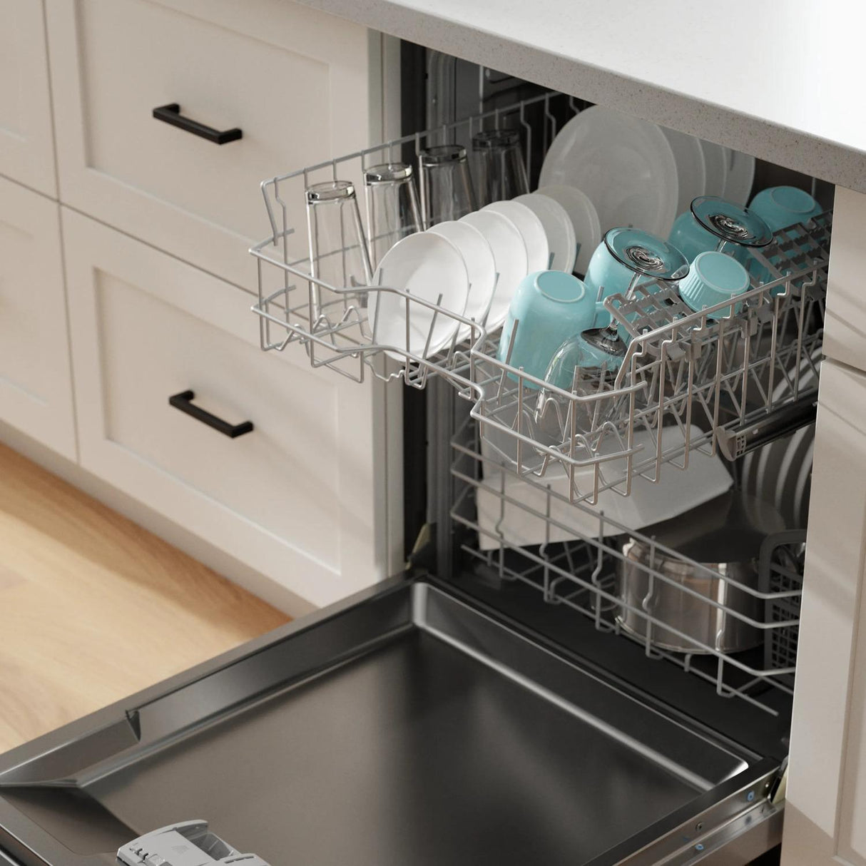 100 Series Dishwasher 24" Stainless Steel Anti-fingerprint - (SHE3AEE5N)