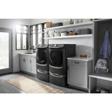 Front Load Electric Dryer with Extra Power and Quick Dry cycle - 7.3 cu. ft. - (MED5630MBK)