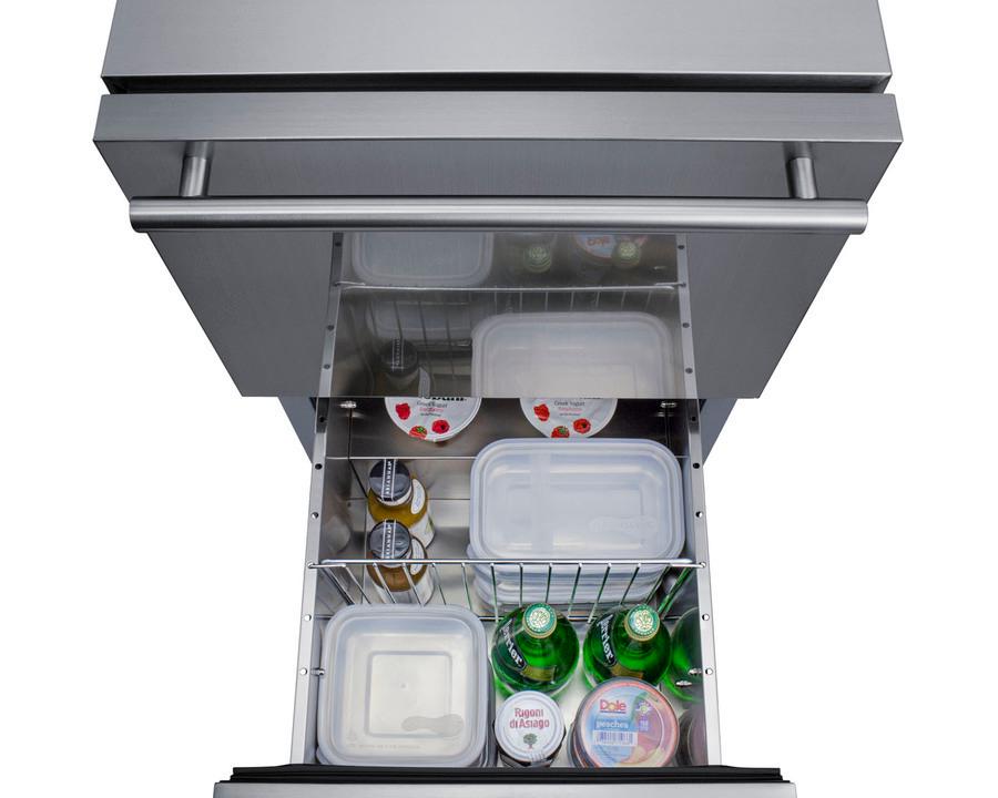 18" Wide Outdoor 2-drawer All-refrigerator, ADA Compliant - (ADRD18OS)