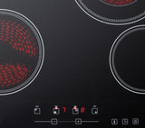 24" Wide 230v 4-burner Radiant Cooktop - (CR4B23T5B)