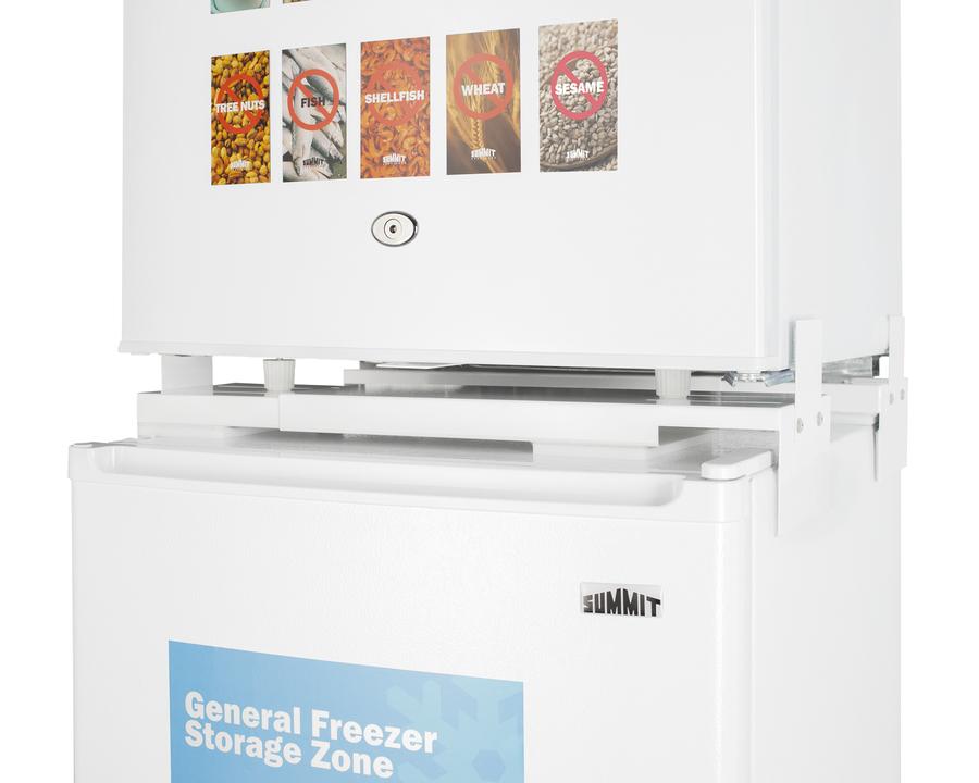 19" Wide Allergy-free Refrigerator/general Purpose Refrigerator-freezer Combination - (AZRF7W)