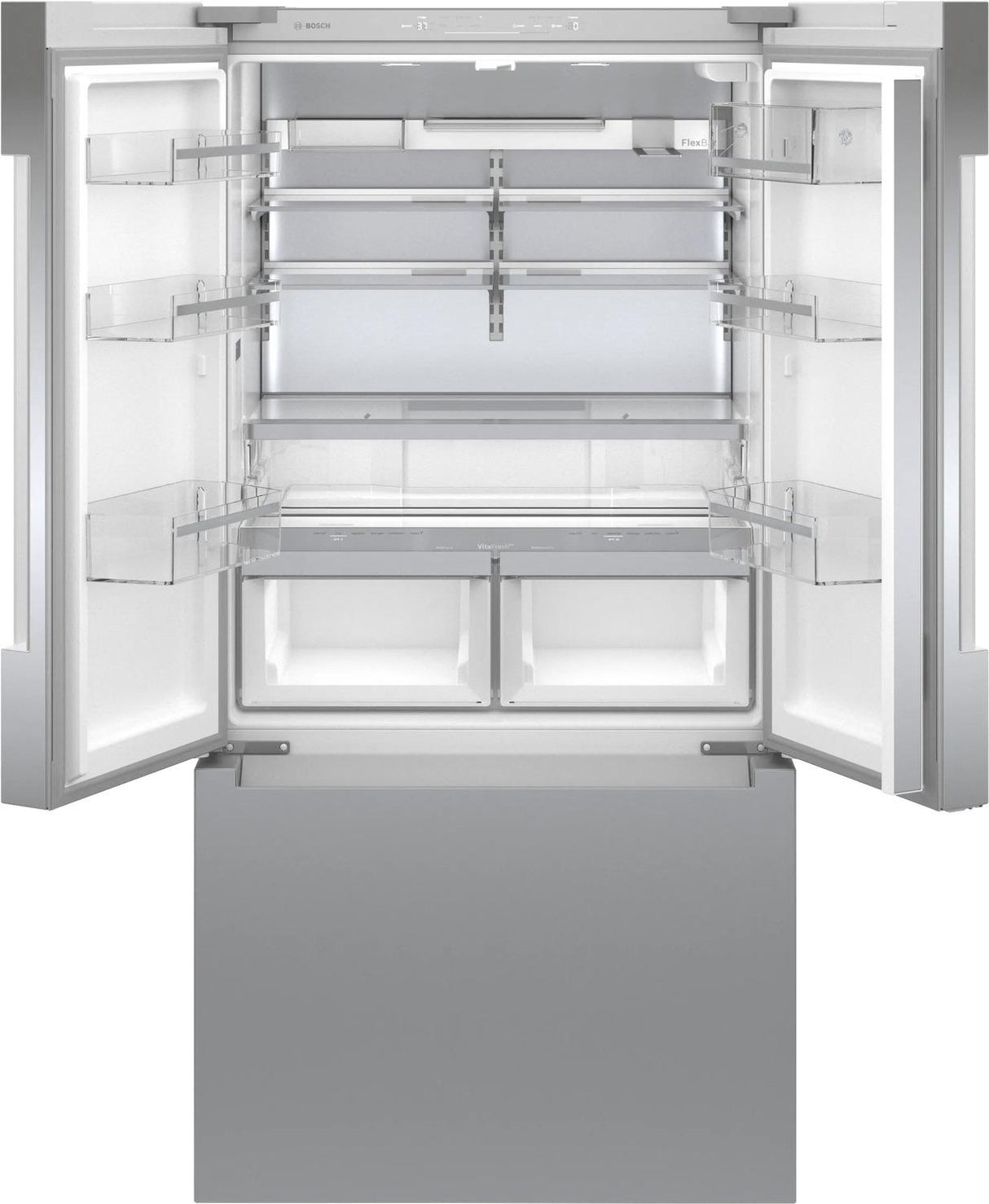 800 Series French Door Bottom Mount Refrigerator 36" Stainless steel (with anti-fingerprint) - (B36CT81ENS)