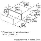 500 Series, 27", Warming Drawer - (HWD5751UC)