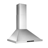 Broan(R) Elite 30-Inch Pyramidal Chimney Range Hood, 640 Max Blower CFM, Stainless Steel - (EWP1306SS)