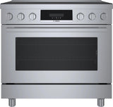 800 Series Induction freestanding range 36" Stainless Steel - (HIS8655U)