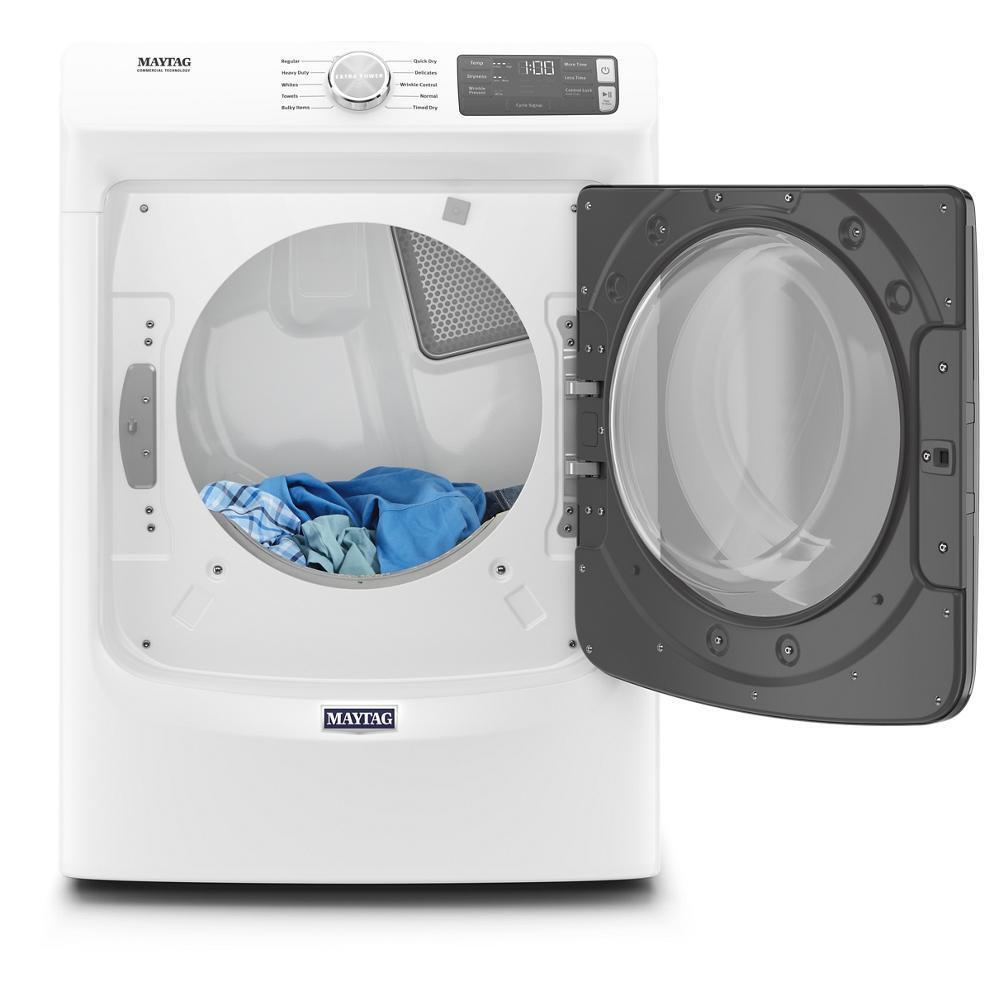 Front Load Electric Dryer with Extra Power and Quick Dry cycle - 7.3 cu. ft. - (MED5630HW)