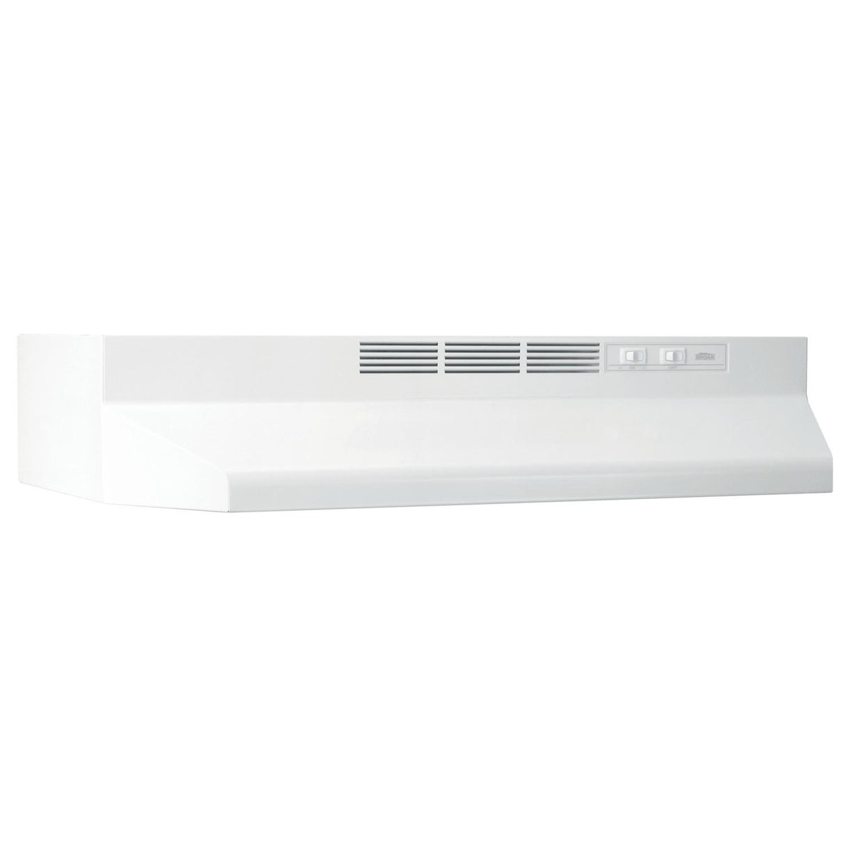 Broan(R) 24-Inch Ductless Under-Cabinet Range Hood w/ Easy Install System, White - (BUEZ124WW)