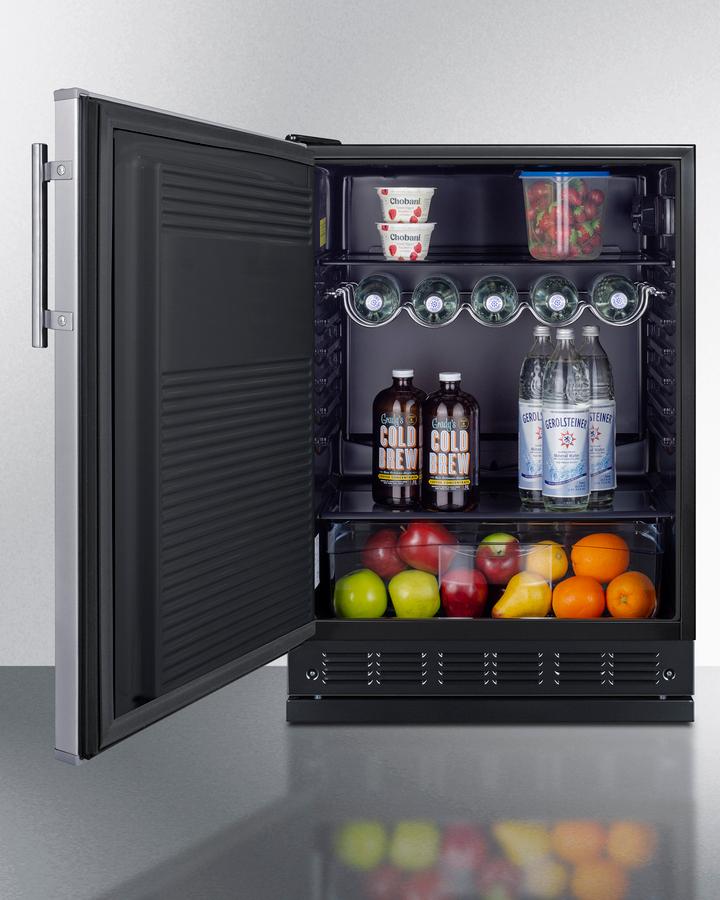 24" Wide All-refrigerator - (FF708BLSSRSLHD)